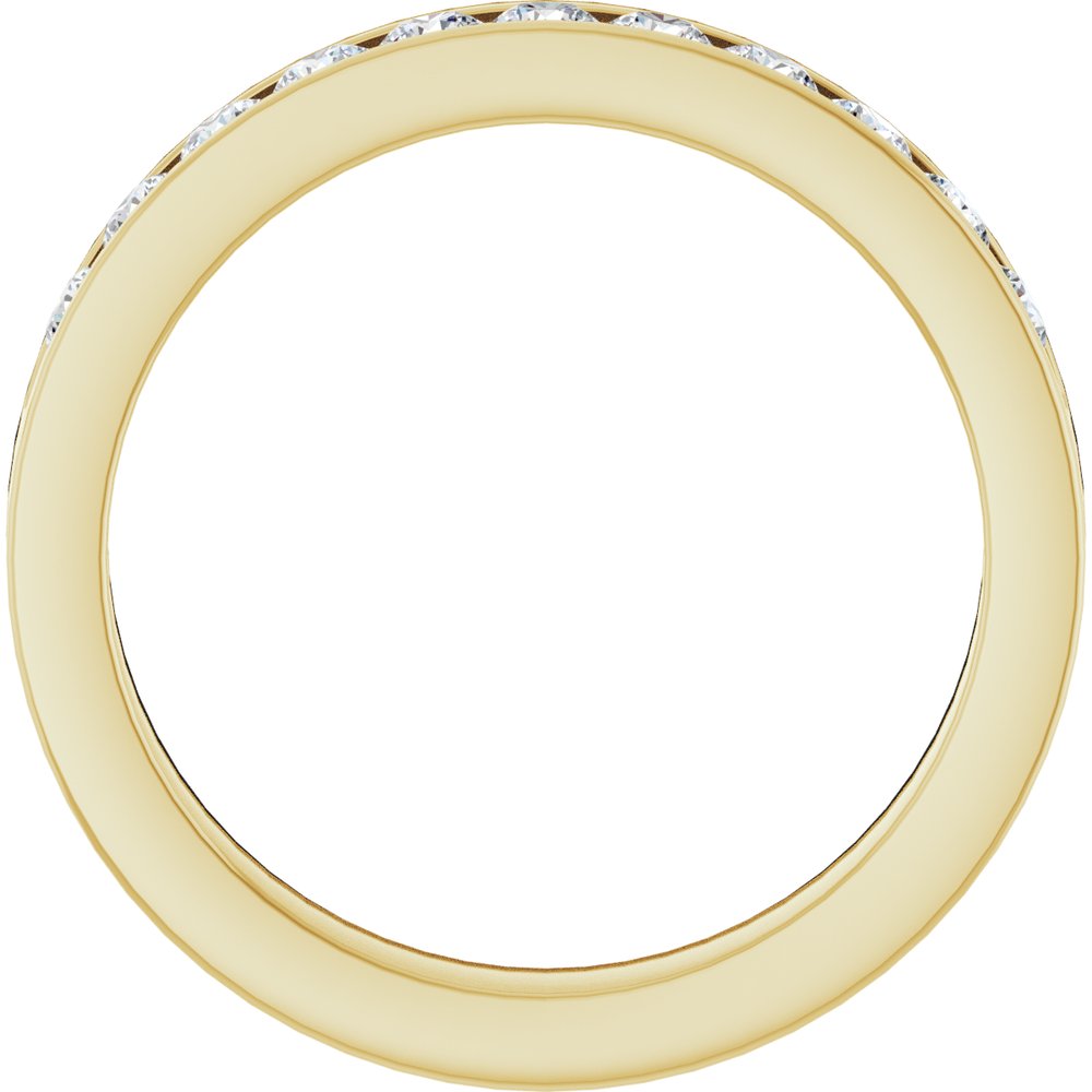 14K Yellow 1/2 CTW Natural Diamond Anniversary Band