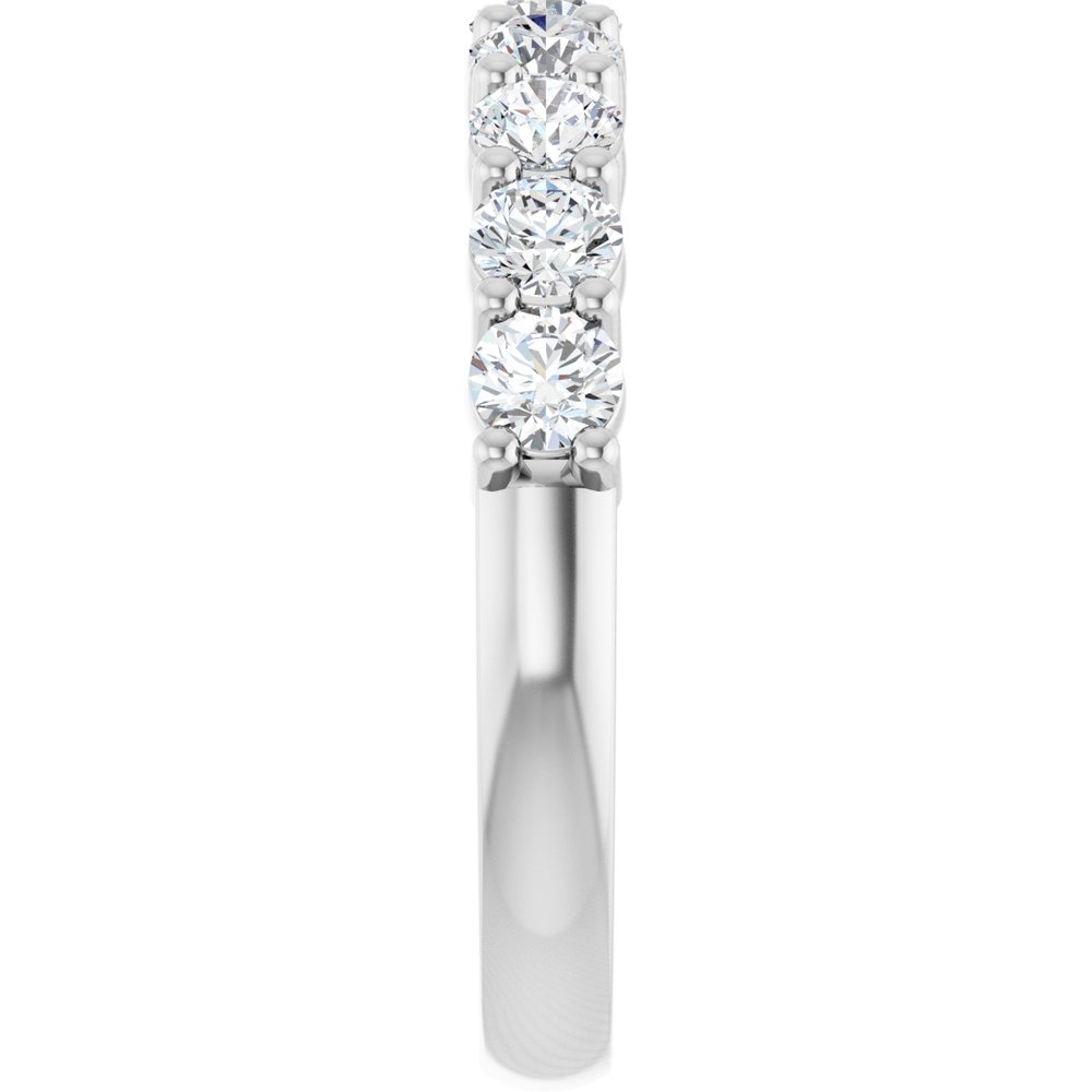 14K White Gold 3/4 CTW Natural Diamond Anniversary Band
