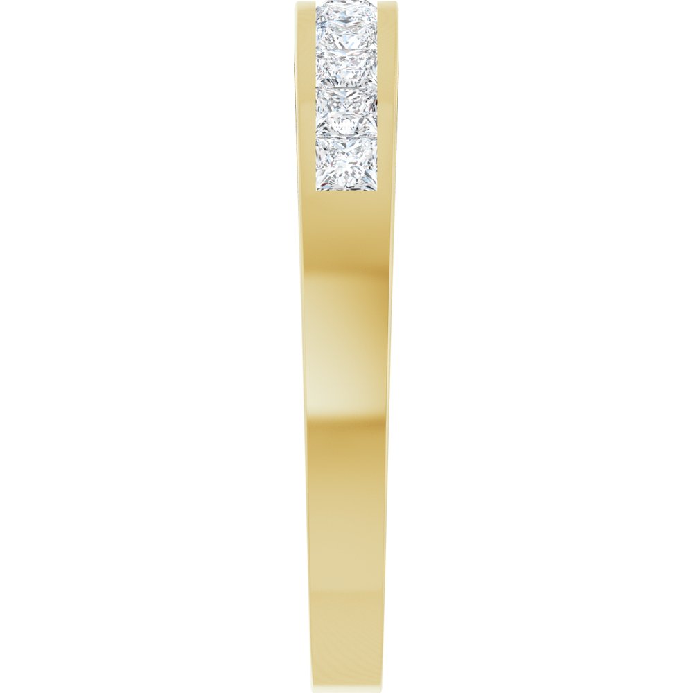 14K Yellow Gold 1/2 CTW Natural Diamond Anniversary Band Size 5