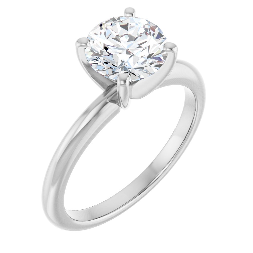 14K White Gold 1 1/2 CTW Lab-Grown Diamond Engagement Ring