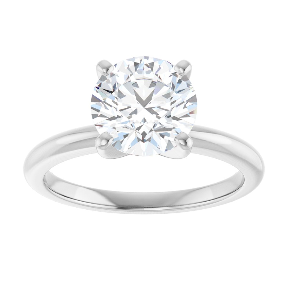 14K White Gold 2 CTW Lab-Grown Diamond Engagement Ring