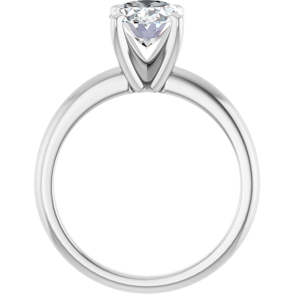 14K White Gold 1 1/2 CTW Lab-Grown Diamond Engagement Ring