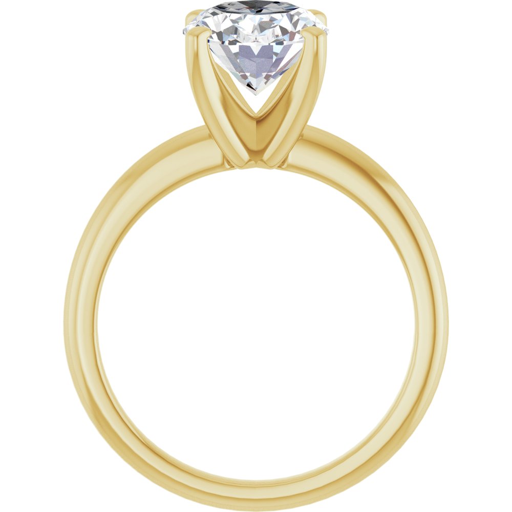 14K White Gold 2 1/2 CTW Lab-Grown Diamond Engagement Ring