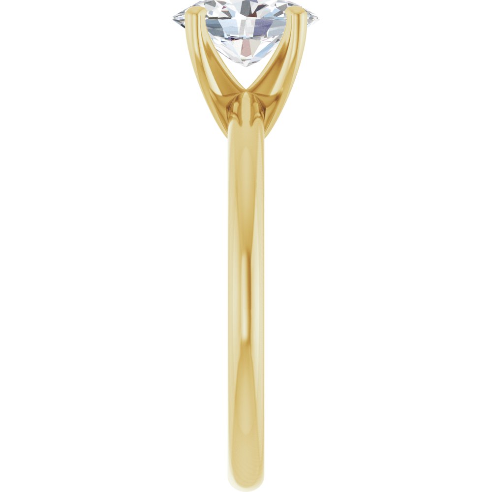14K Yellow Gold 1 CTW Lab-Grown Diamond Engagement Ring