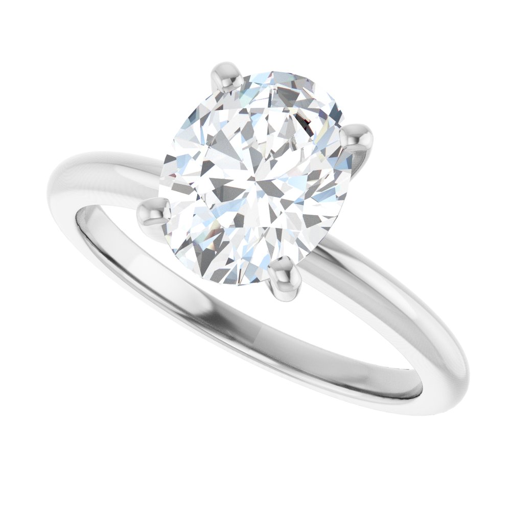 14K White Gold 1 1/2 CTW Lab-Grown Diamond Engagement Ring