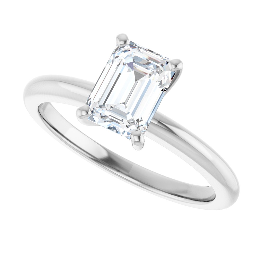 14K White Gold 1 1/4 CTW Lab-Grown Diamond Engagement Ring