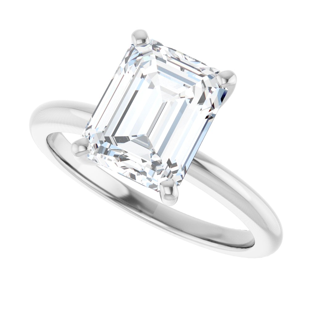 14K White Gold 2 1/2 CTW Lab-Grown Diamond Engagement Ring