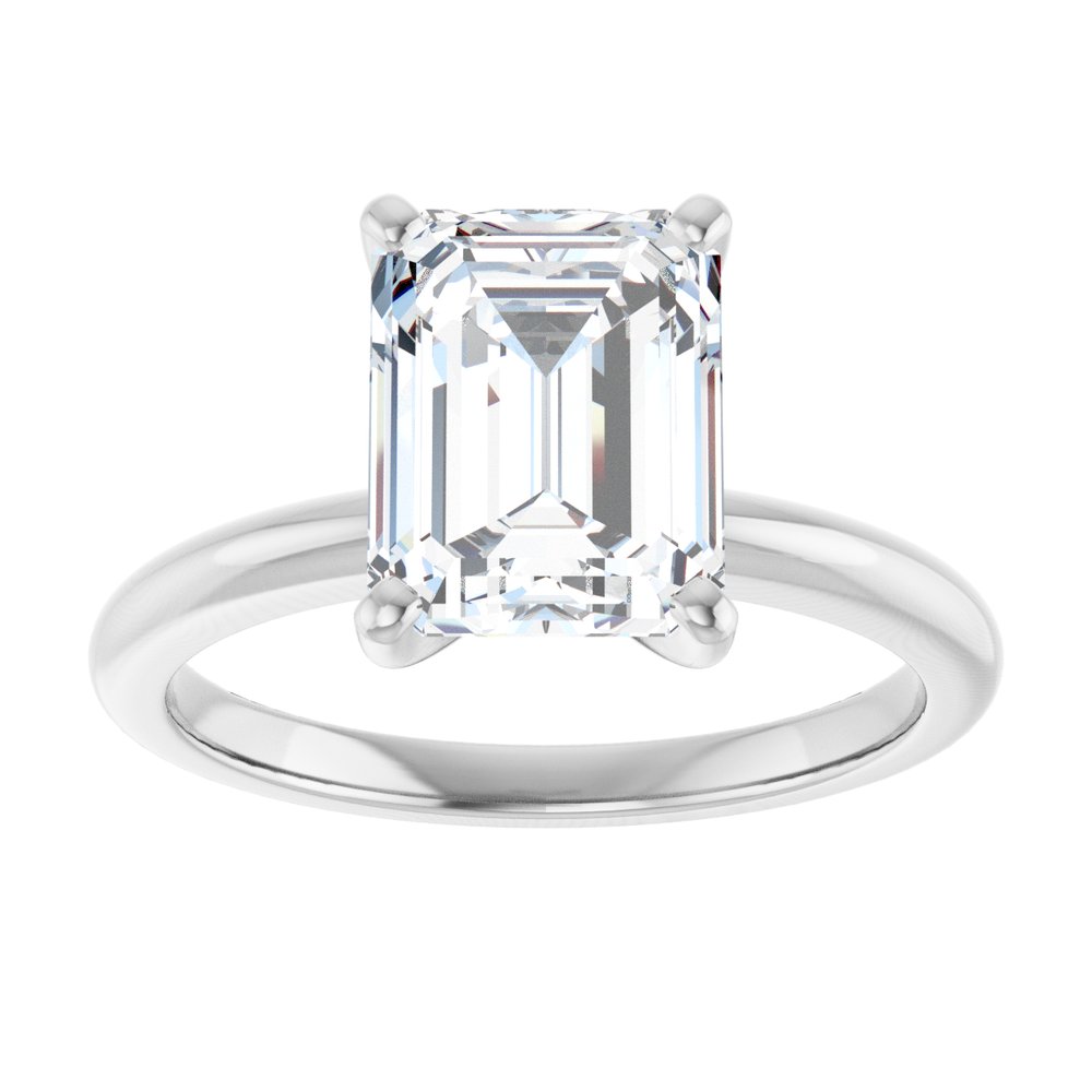 14K White Gold 2 1/2 CTW Lab-Grown Diamond Engagement Ring