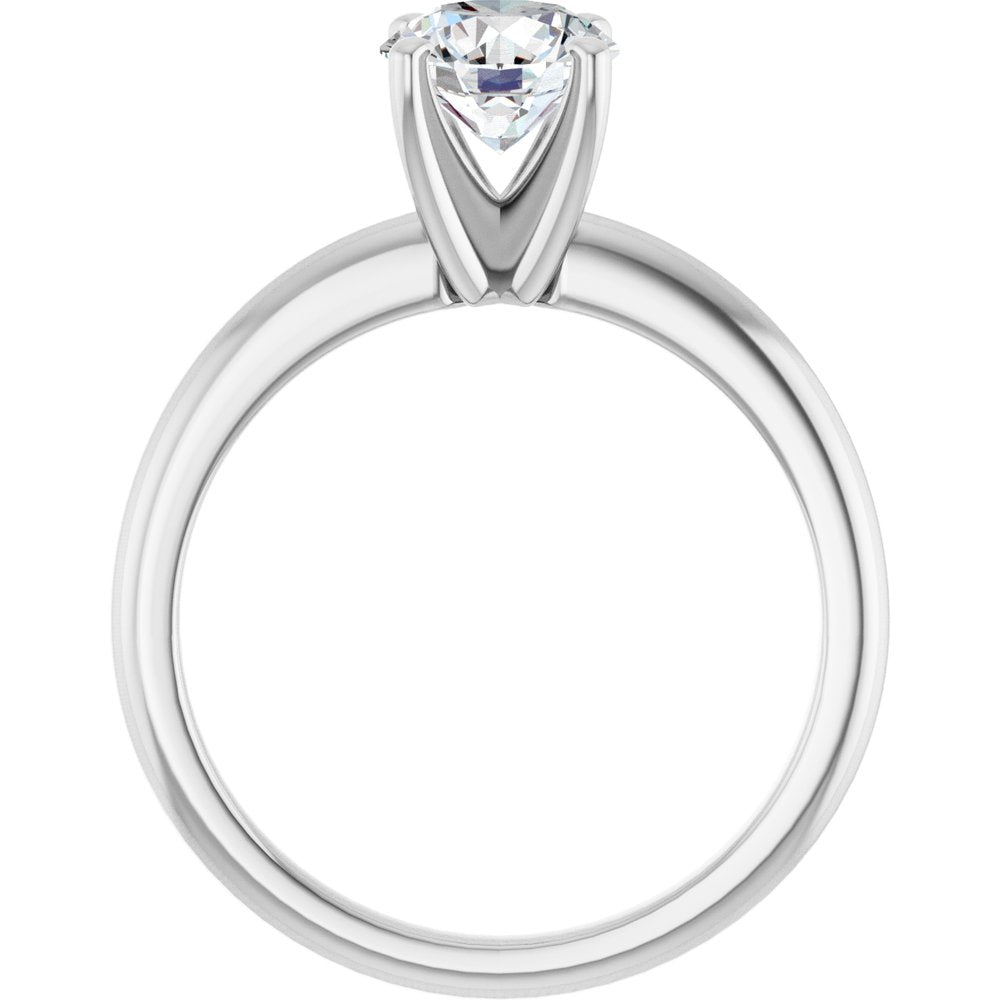 14K White Gold 1 CTW Lab-Grown Diamond Engagement Ring