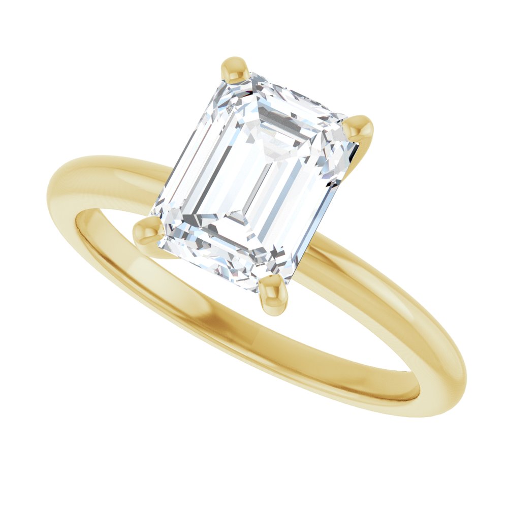 14K Yellow Gold 1 3/4 CTW Lab-Grown Diamond Engagement Ring
