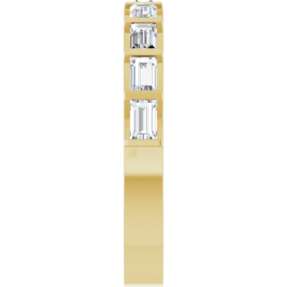 14K Yellow 5/8 CTW Natural Diamond Anniversary Band