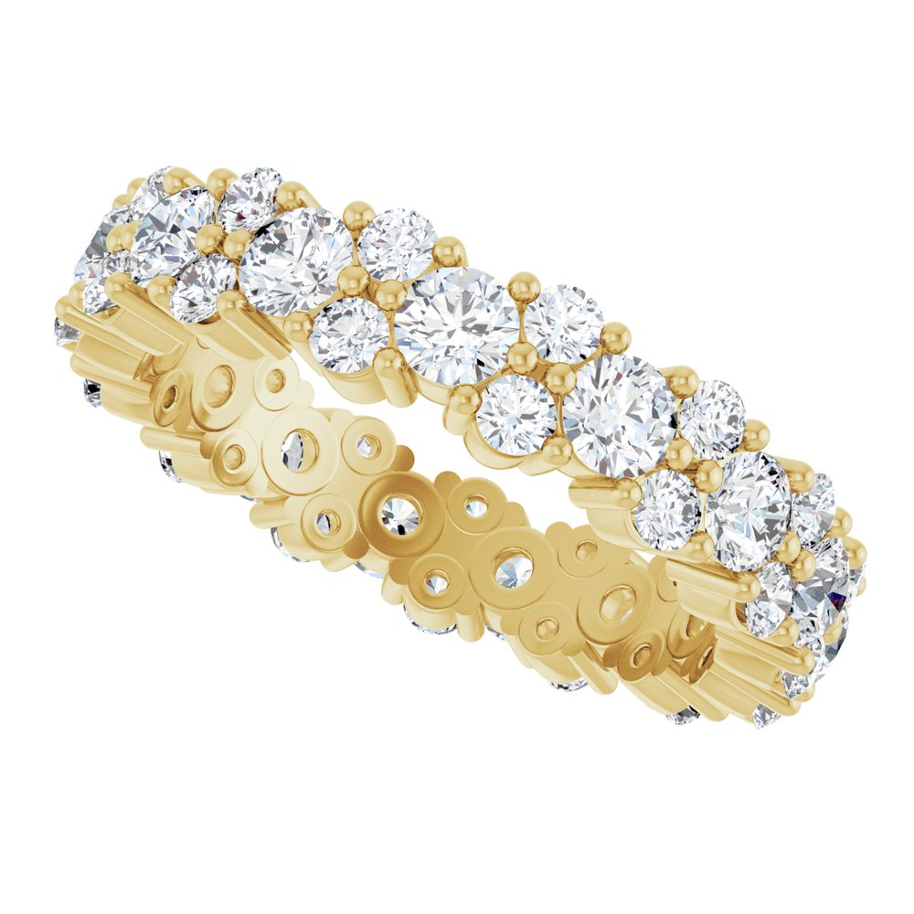 14K Yellow 1 3/4 CTW Lab-Grown Diamond Eternity Band