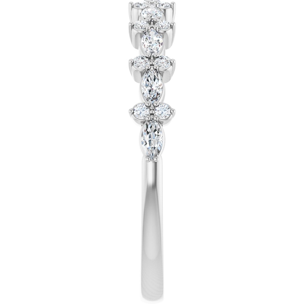 14K White Gold 1/3 CTW Lab-Grown Diamond Anniversary Band