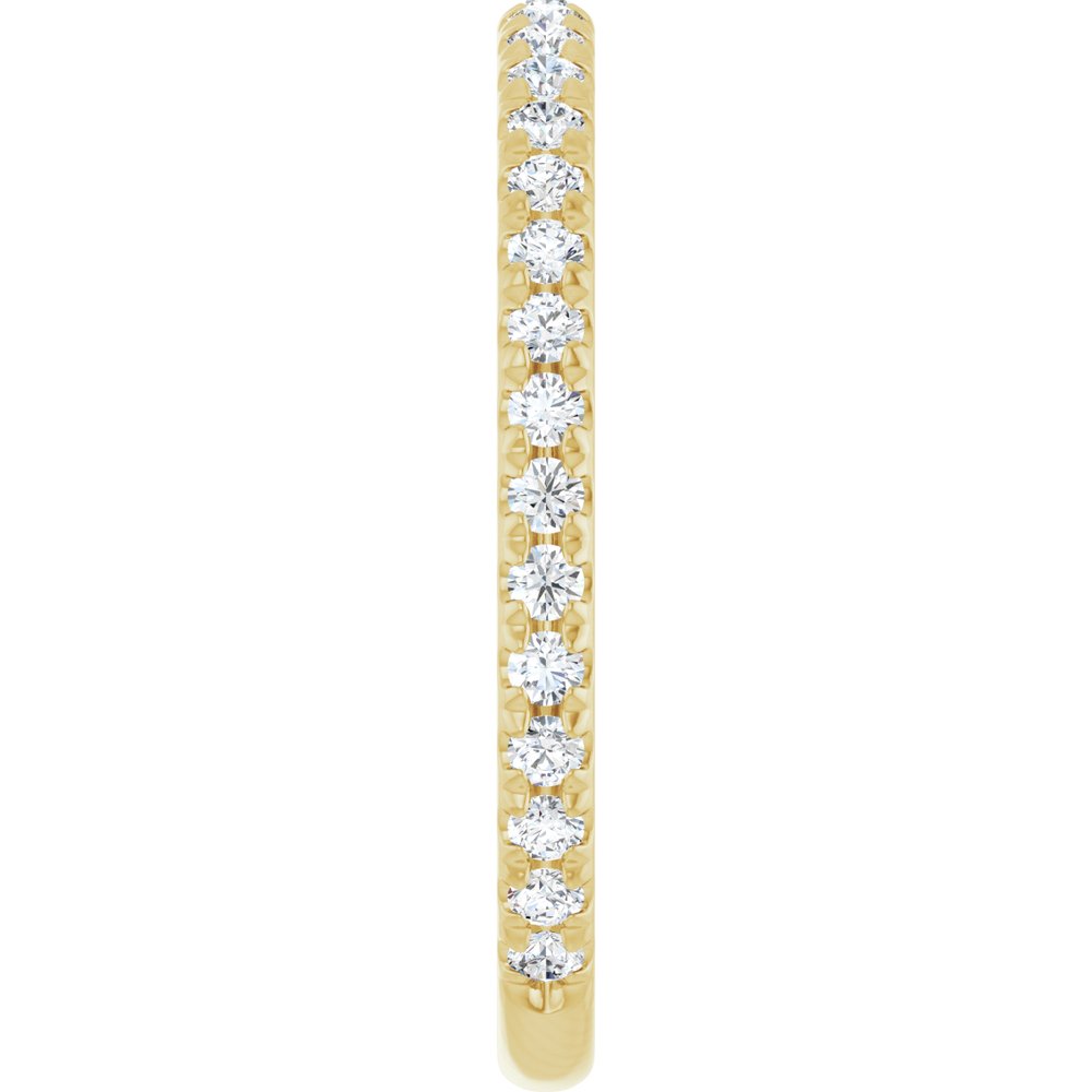14K Yellow Gold 3/8 CTW Lab-Grown Diamond Anniversary Band