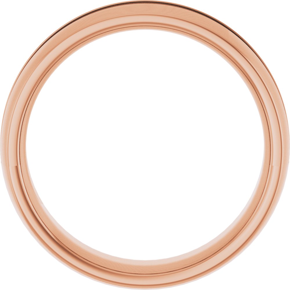 14K Rose 3/8 CTW Natural Diamond Band