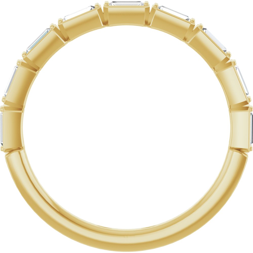 14K Yellow 1/4 CTW Lab-Grown Diamond Anniversary Band