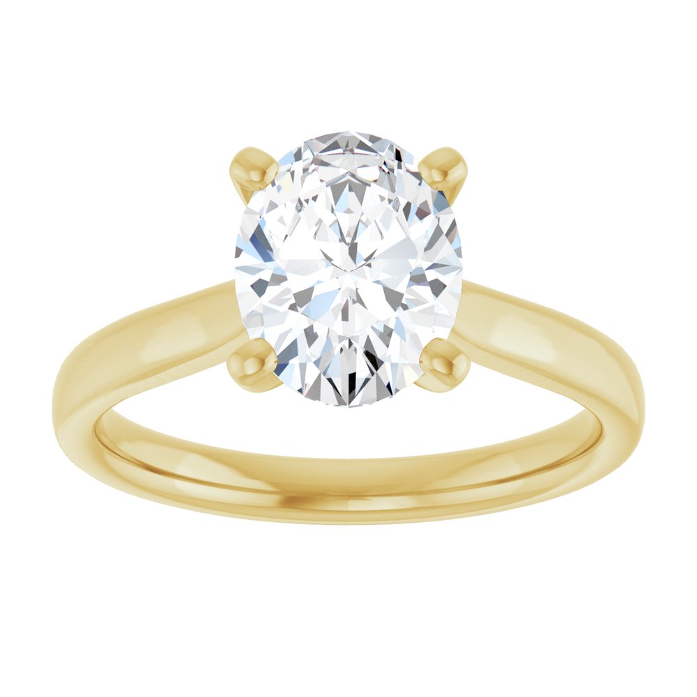14K Yellow Gold 1 3/4 CTW Lab-Grown Diamond Engagement Ring