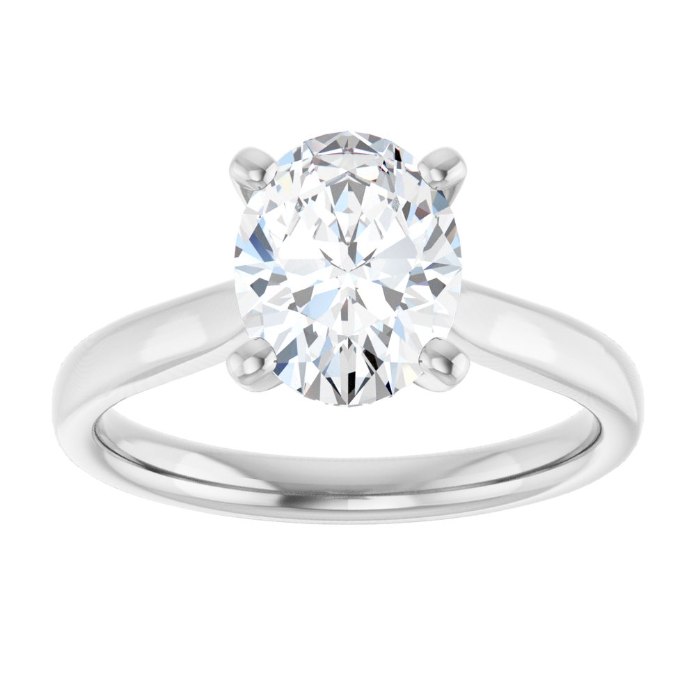 14K White Gold 1 3/4 CTW Lab-Grown Diamond Engagement Ring