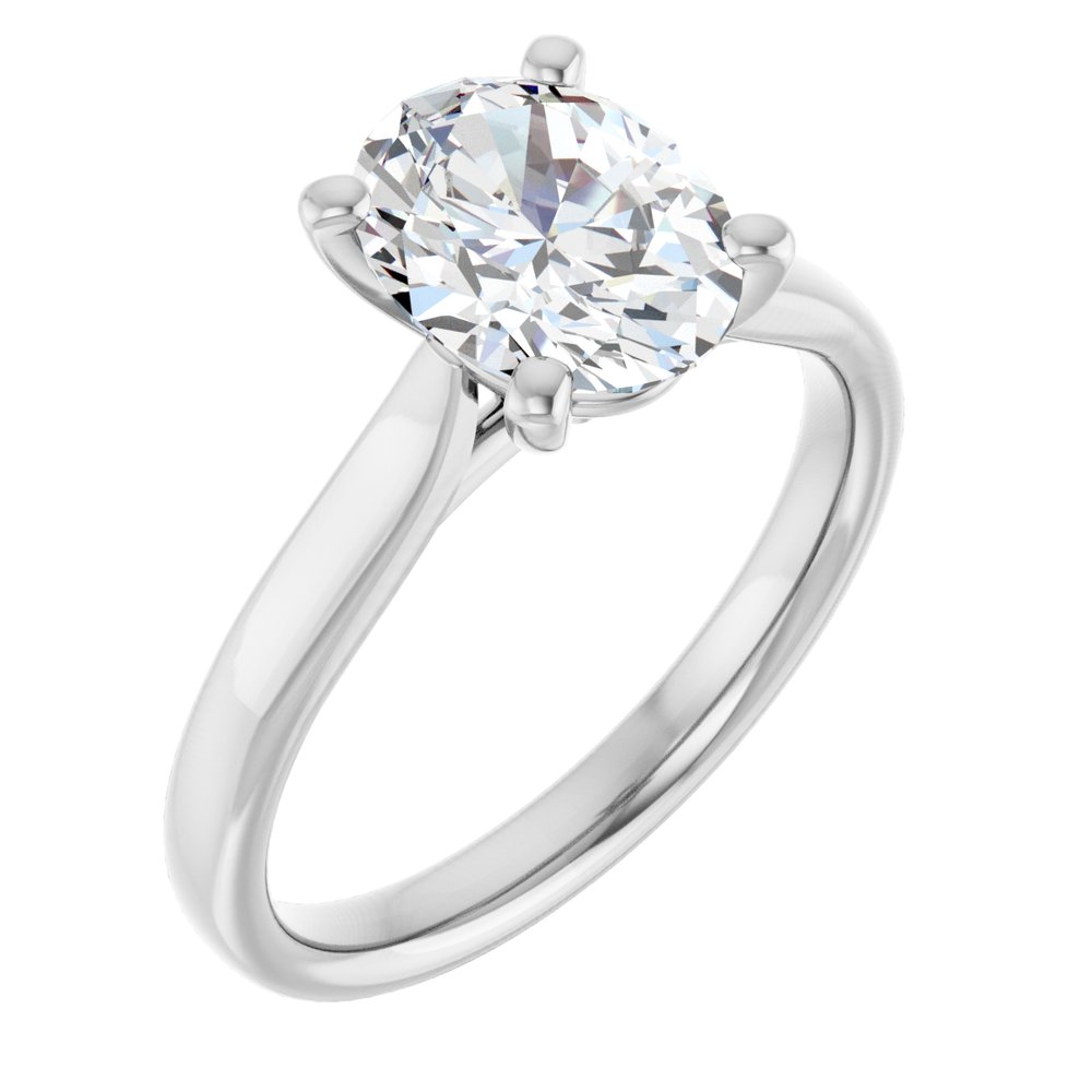 14K White Gold 1 3/4 CTW Lab-Grown Diamond Engagement Ring