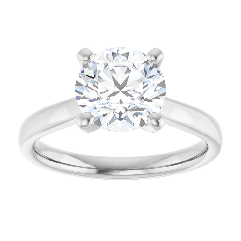 14K White Gold 2 CTW Lab-Grown Diamond Engagement Ring