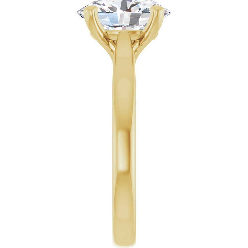 14K Yellow Gold 2 1/2 CTW Lab-Grown Diamond Engagement Ring