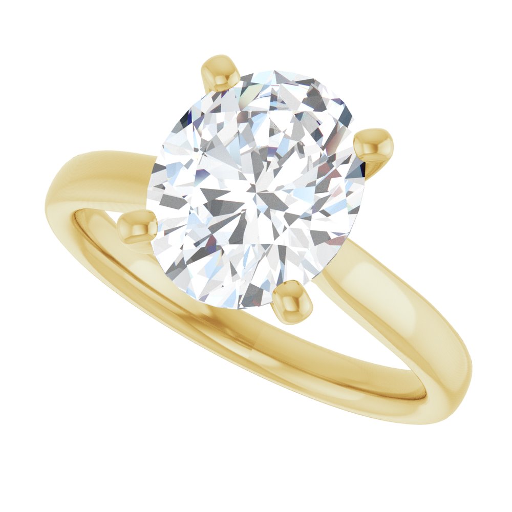 14K Yellow Gold 2 1/2 CTW Lab-Grown Diamond Engagement Ring