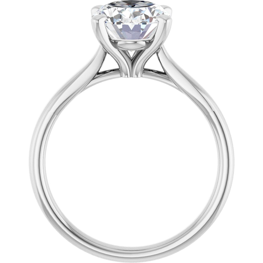 14K White Gold 2 1/2 CTW Lab-Grown Diamond Engagement Ring