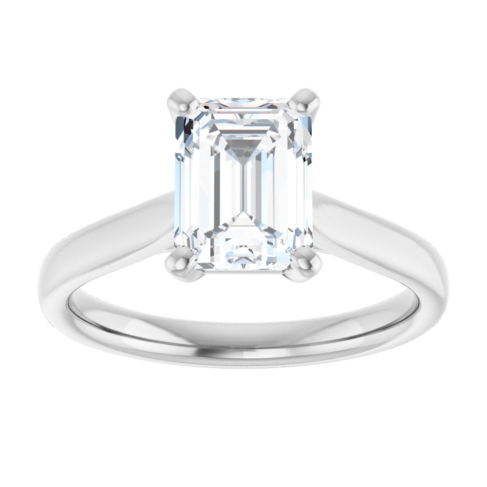 14K White Gold 1 3/4 CTW Lab-Grown Diamond Engagement Ring