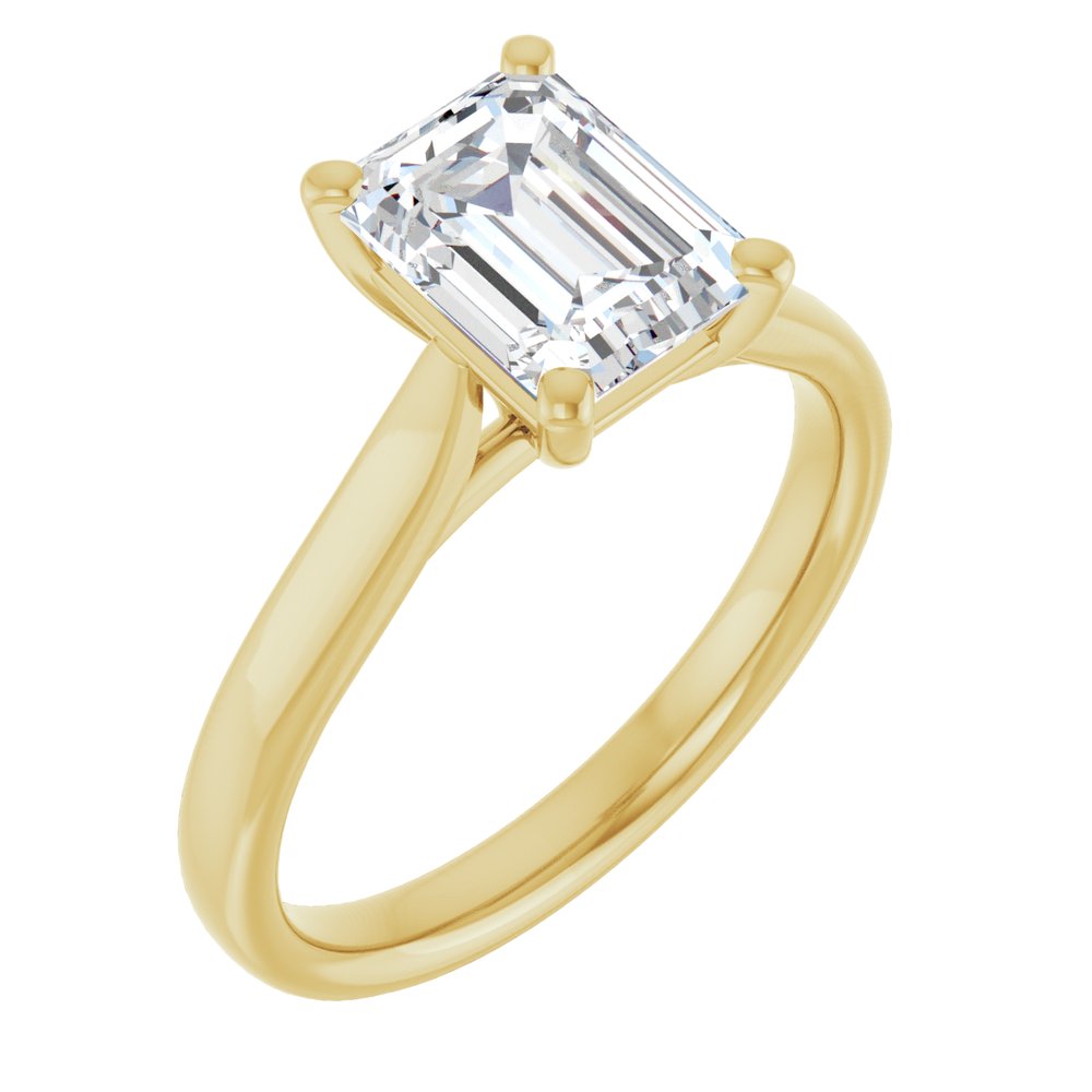 14K Yellow Gold 1 3/4 CTW Lab-Grown Diamond Engagement Ring