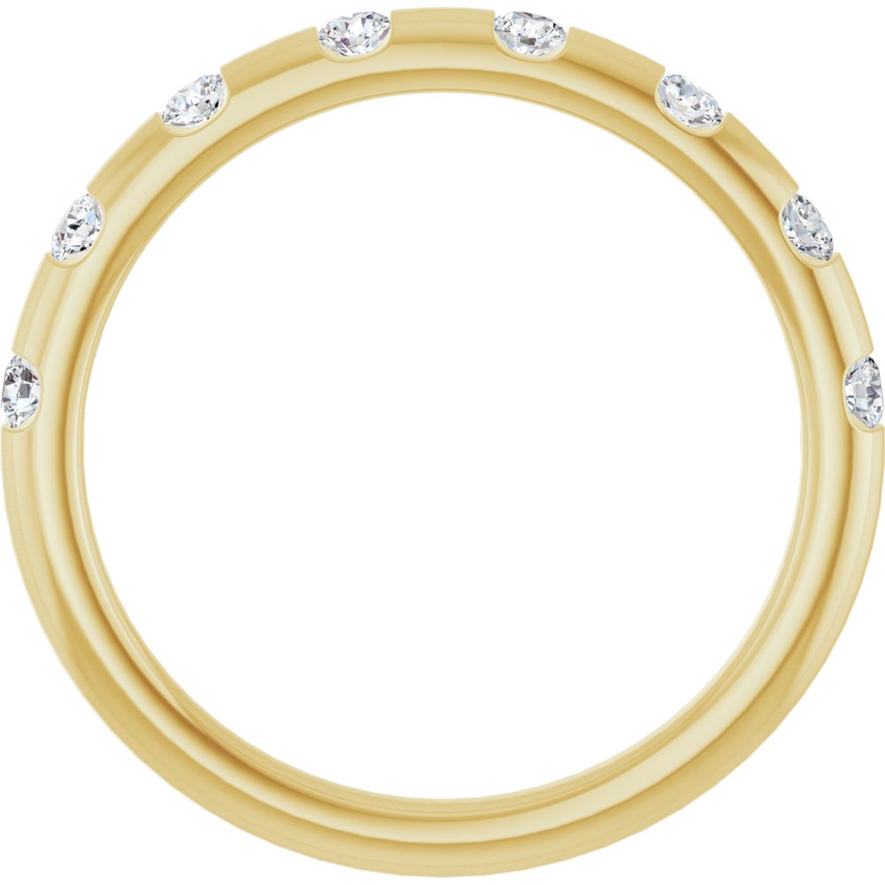 14K Yellow Gold 1/4 CTW Natural Diamond Anniversary Band