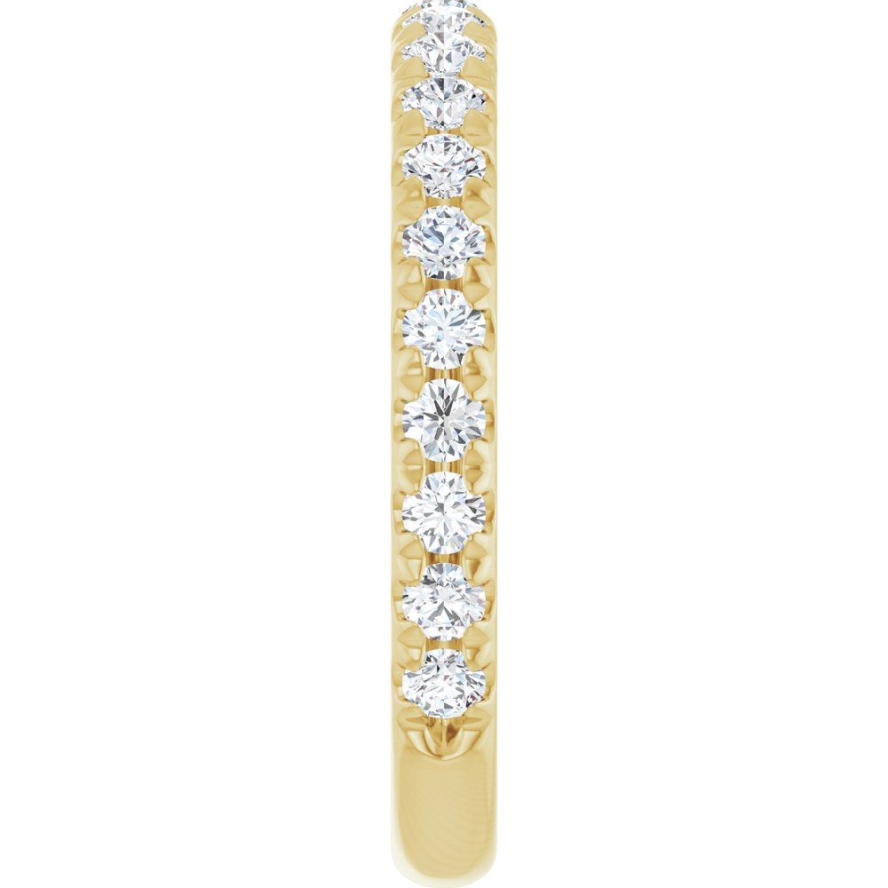 14K Yellow Gold 1/2 CTW Natural Diamond Anniversary Band