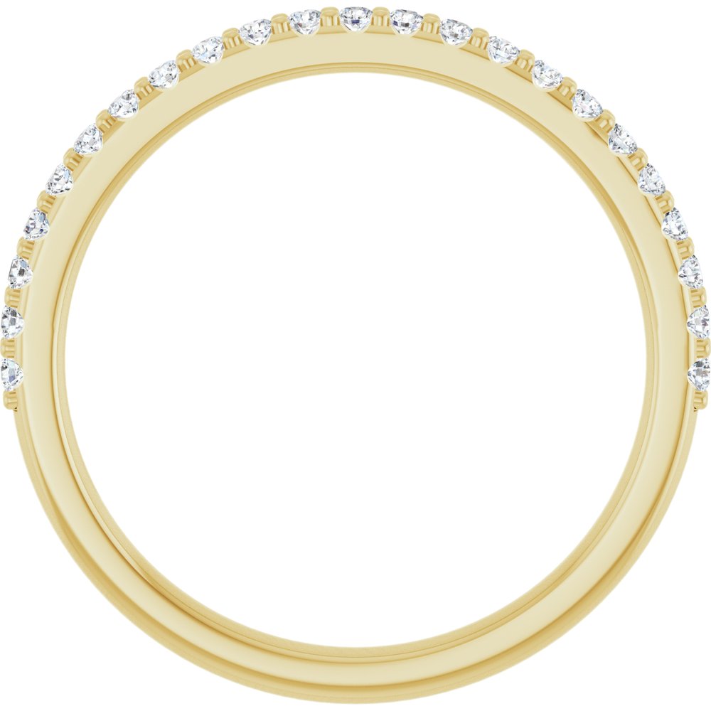14K Yellow Gold 1/5 CTW Natural Diamond Band