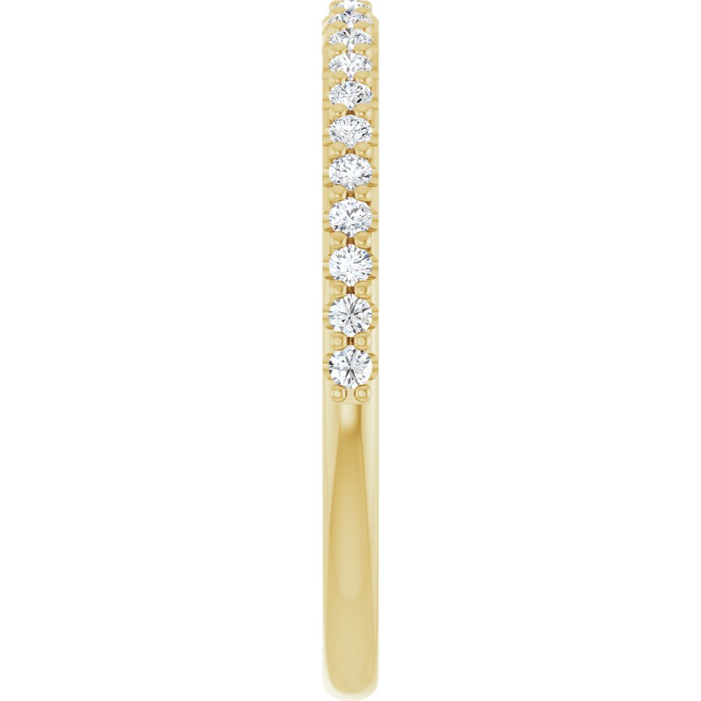 14K Yellow Gold 1/5 CTW Natural Diamond Band