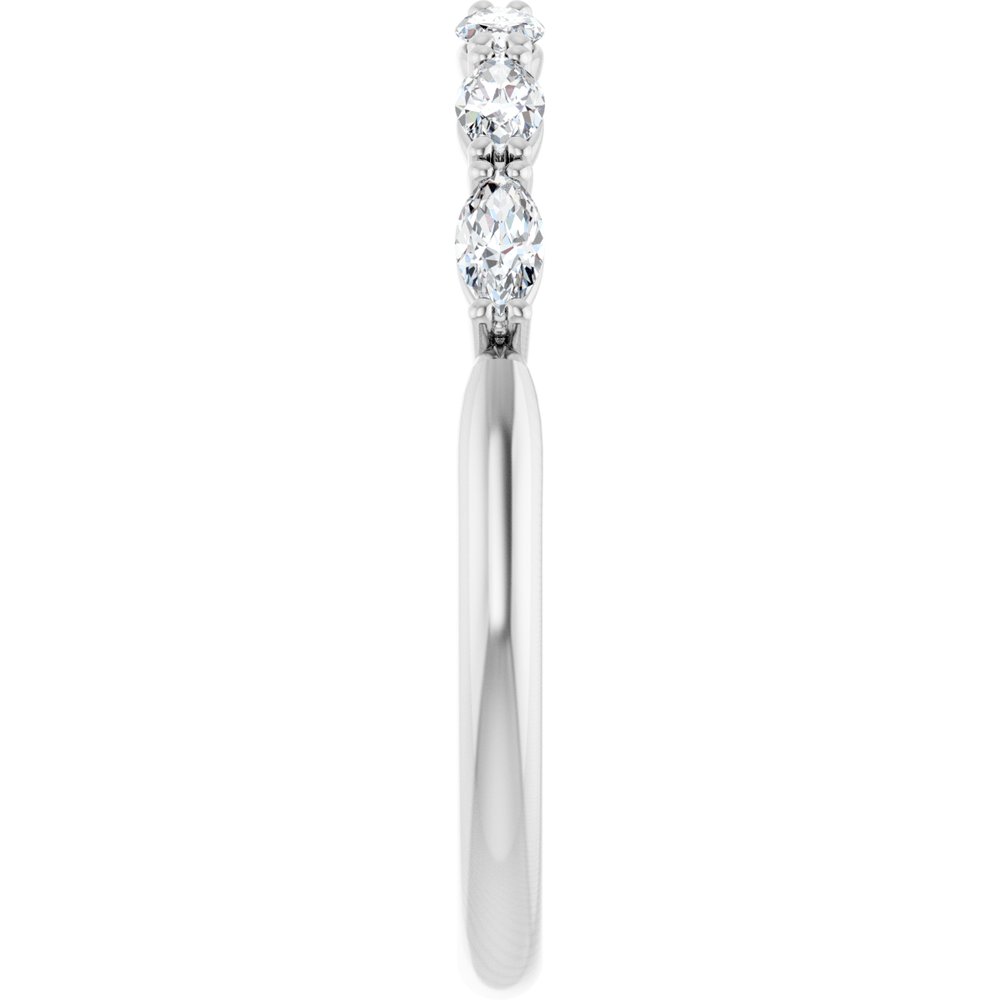 14K White Gold 3/8 CTW Lab-Grown Diamond Anniversary Band