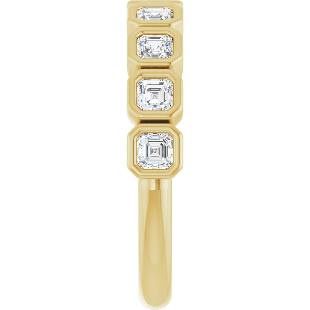 14K Yellow Gold 9/10 CTW Lab-Grown Diamond Anniversary Band
