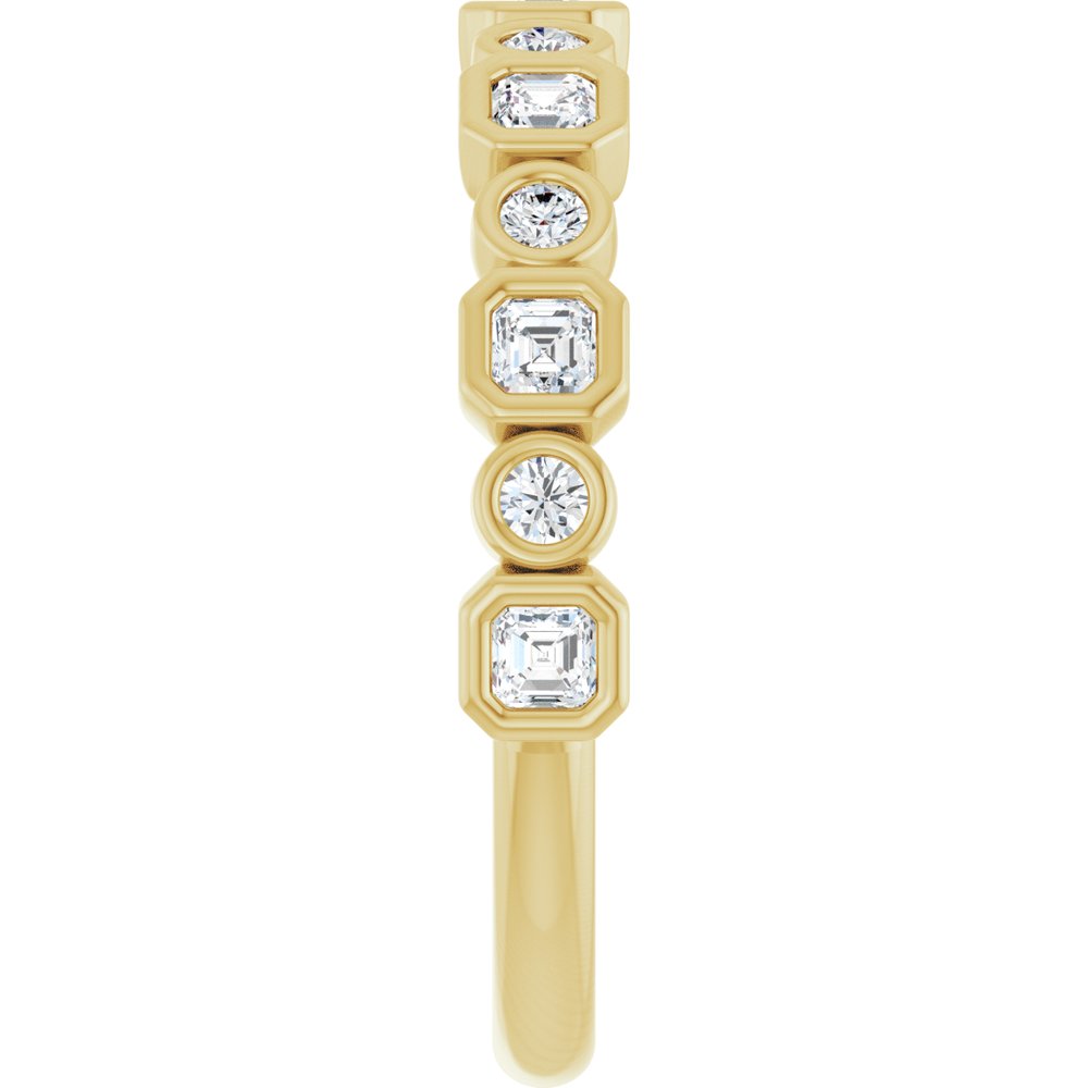 14K Yellow 1/2 CTW Natural Diamond Anniversary Band