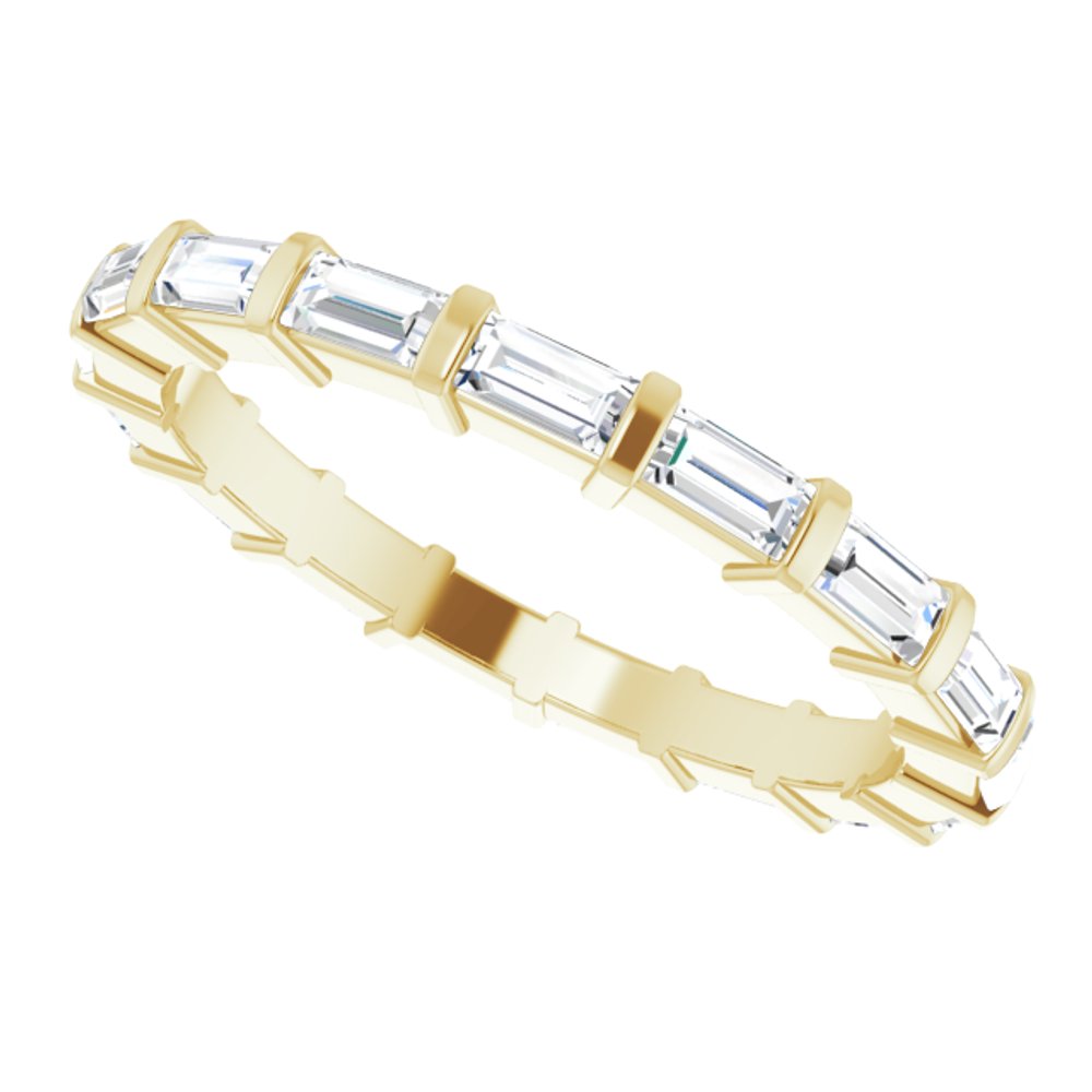14K Yellow 5/8 CTW Diamond Eternity Band