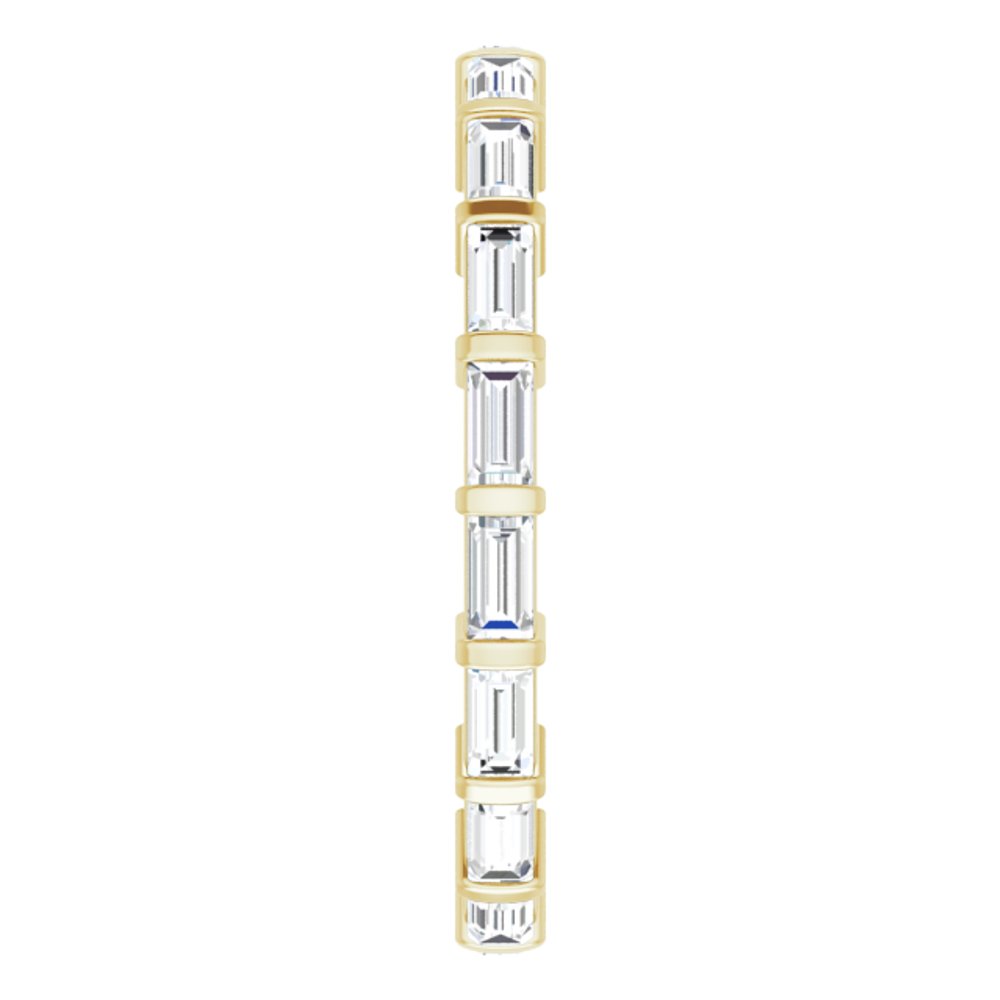 14K Yellow 3/4 CTW Lab-Grown Diamond Eternity Band