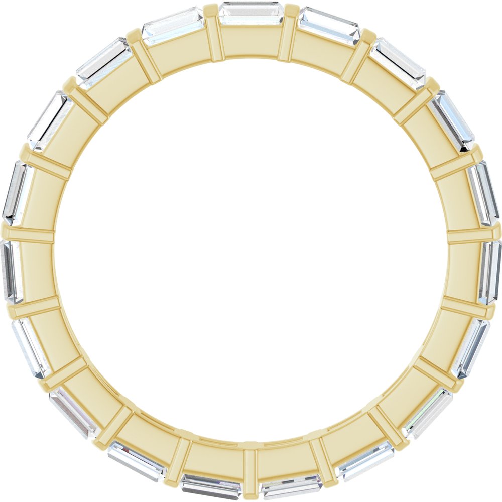 14K Yellow 1 1/2 CTW Lab-Grown Diamond Eternity Band