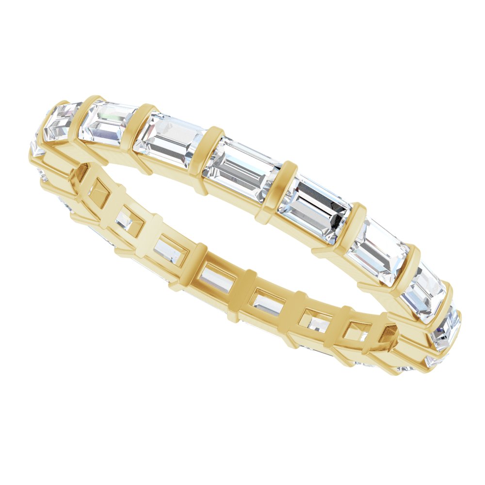 14K Yellow 1 1/2 CTW Lab-Grown Diamond Eternity Band