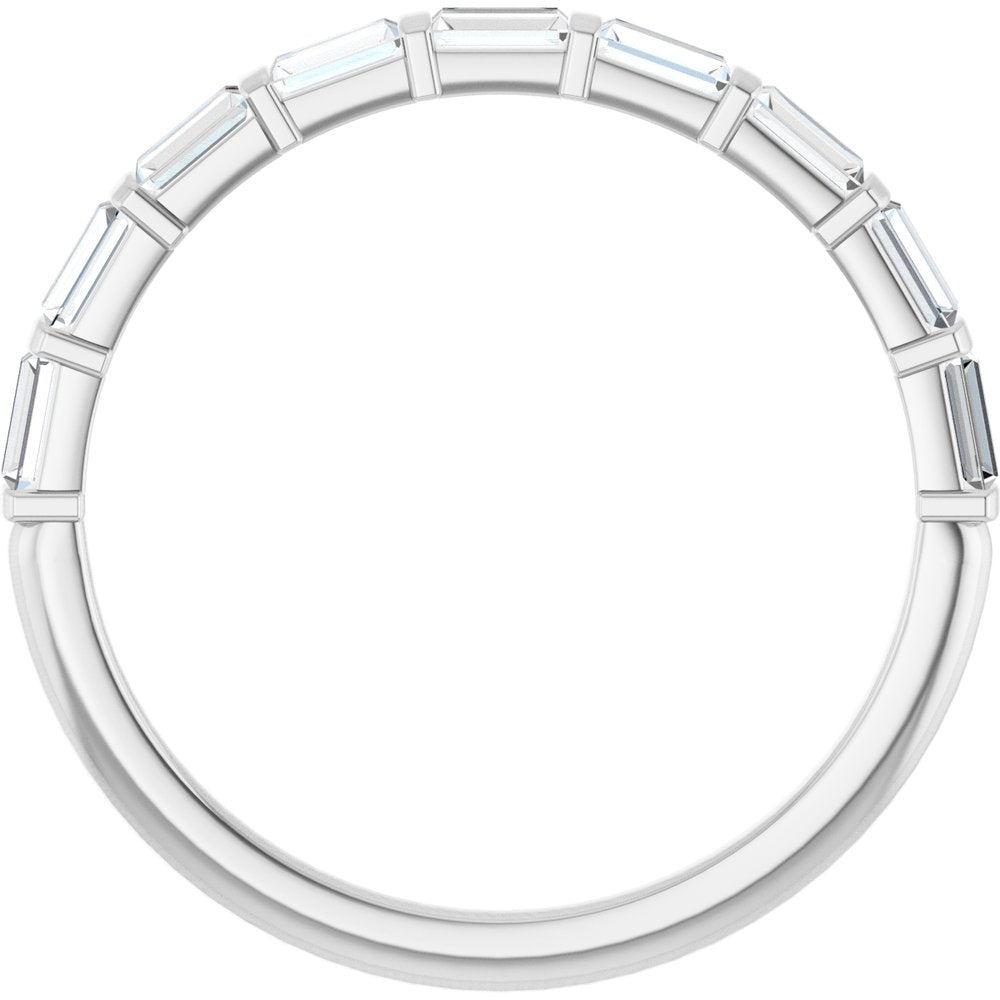 Platinum 1/3 CTW Natural Diamond Anniversary Band