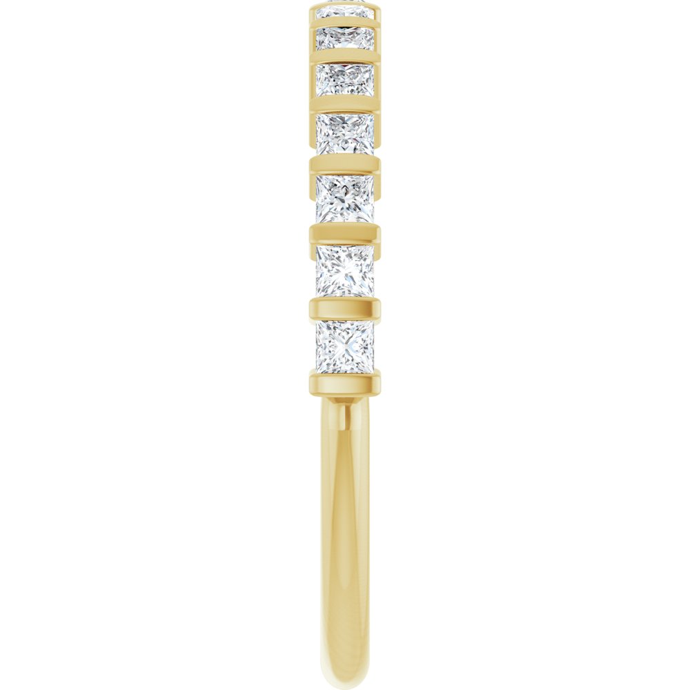 14K Yellow 1/2 CTW Natural Diamond Anniversary Band