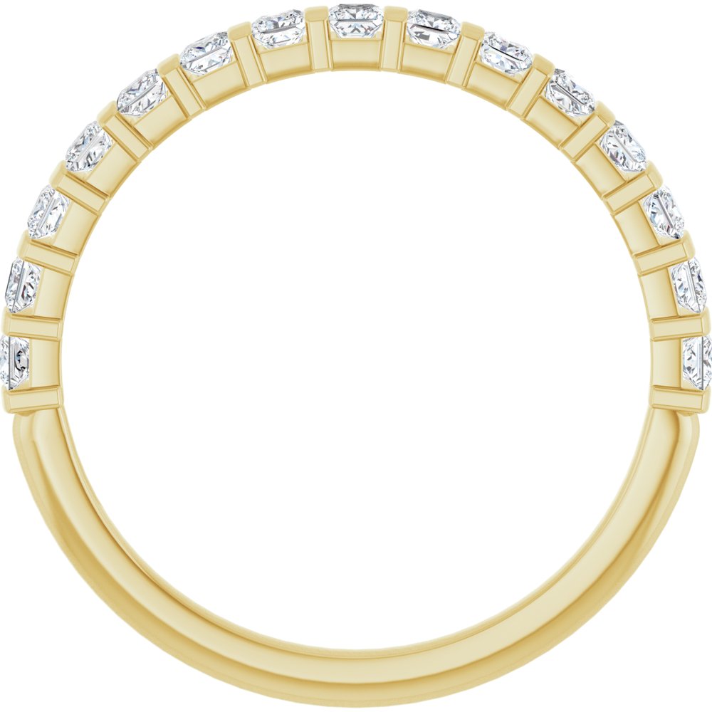 14K Yellow 1/2 CTW Natural Diamond Anniversary Band