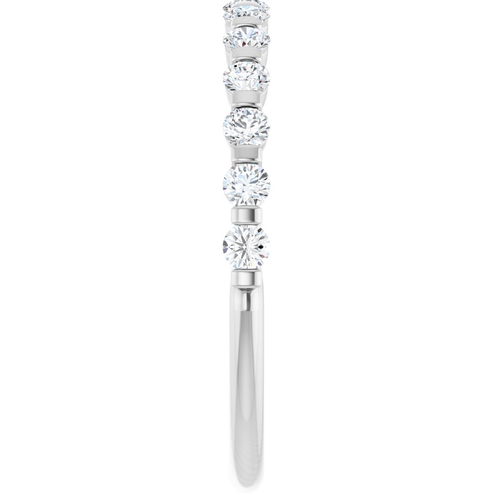 14K White Gold 1/3 CTW Natural Diamond Anniversary Band