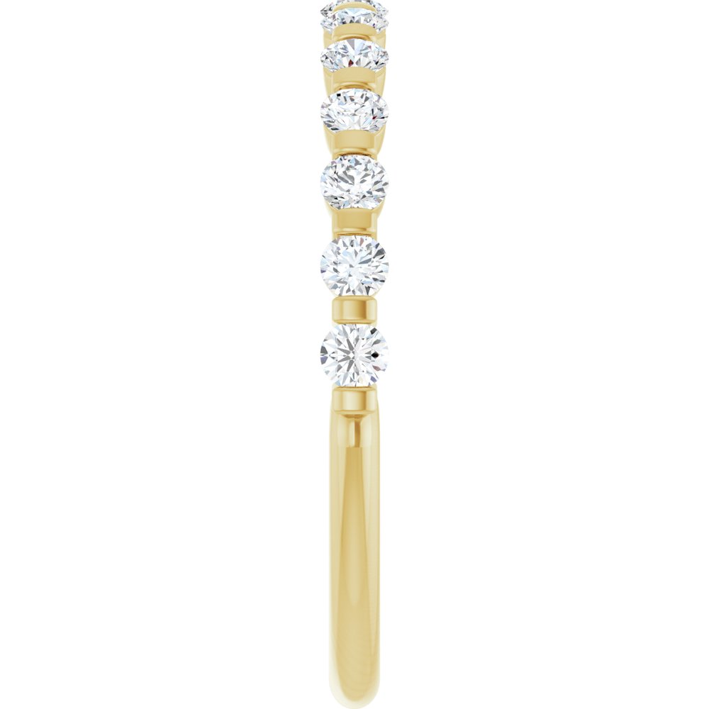 14K Yellow Gold 1/3 CTW Natural Diamond Anniversary Band