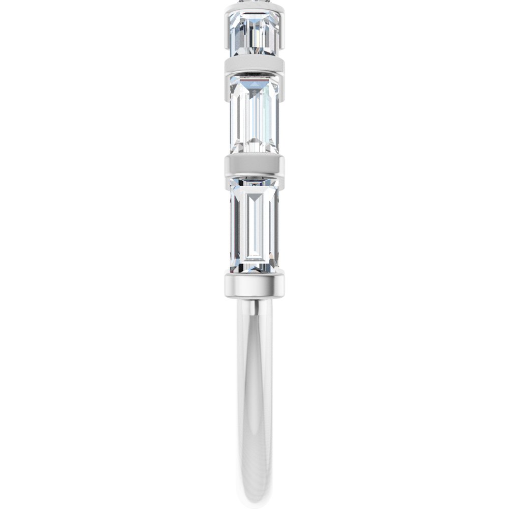 14K White Gold 3/4 CTW Natural Diamond Anniversary Band