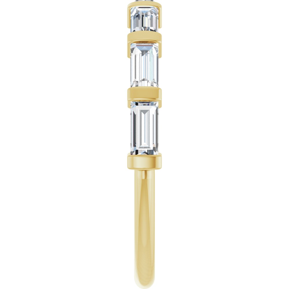14K Yellow Gold 3/4 CTW Lab-Grown Diamond Anniversary Band