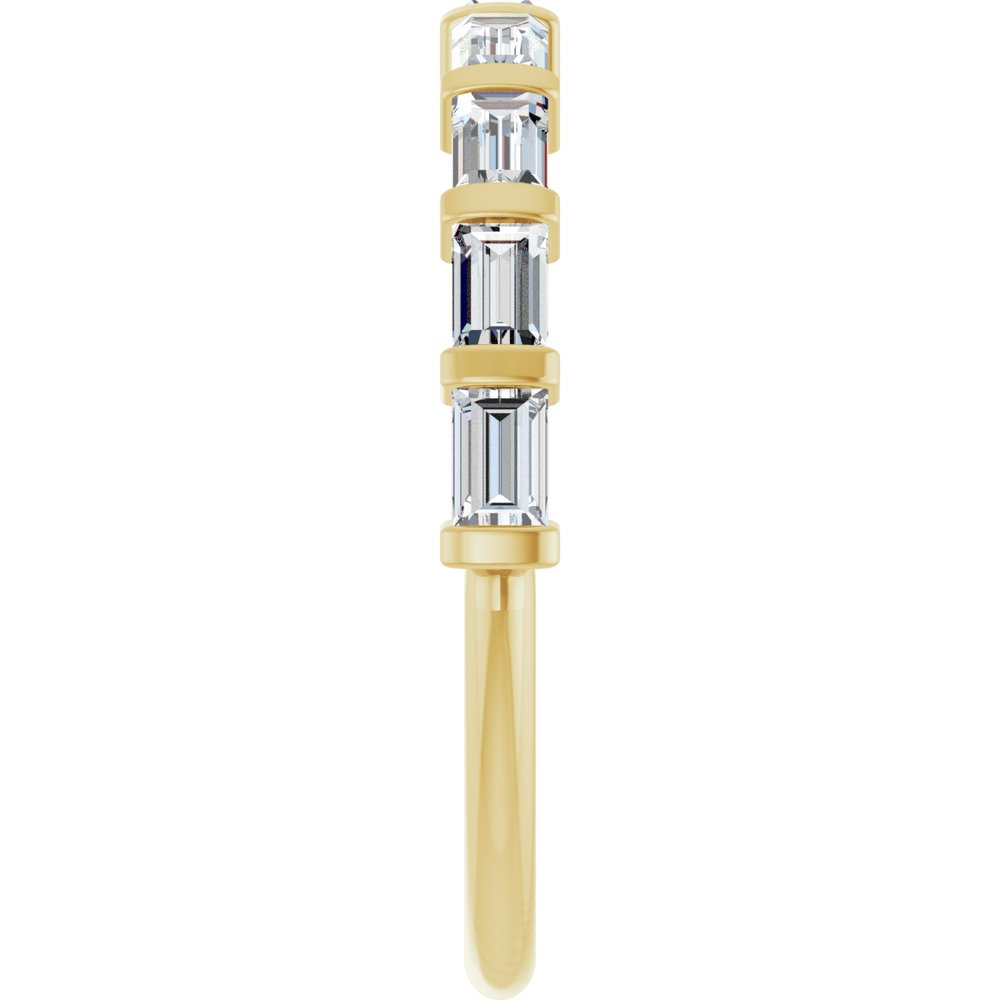 14K Yellow 5/8 CTW Natural Diamond Anniversary Band