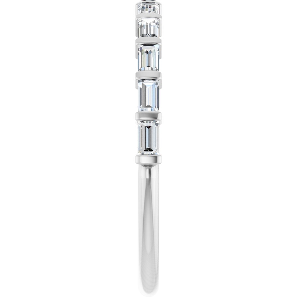 14K White Gold 1/5 CTW Natural Diamond Anniversary Band
