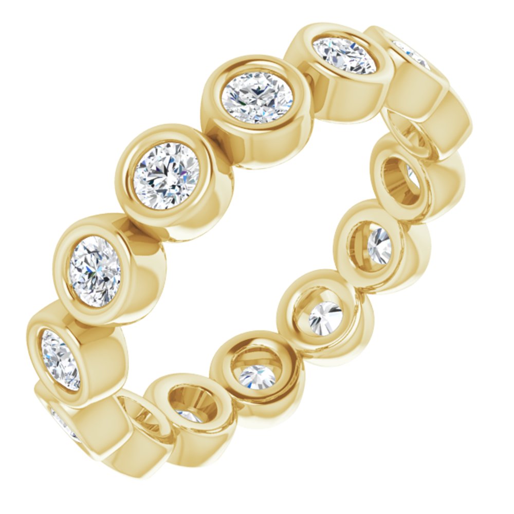 14K Yellow 7/8 CTW Lab-Grown Diamond Eternity Band